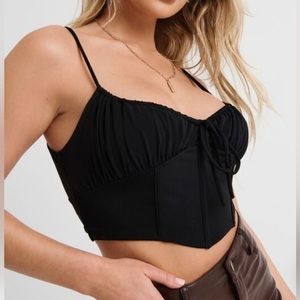 Black garage, corset top size extra small